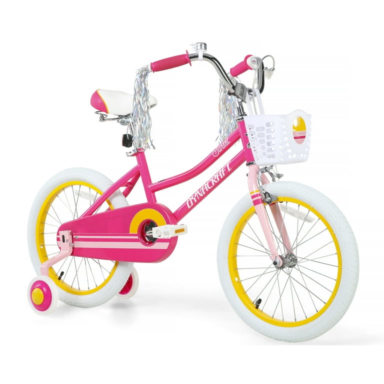 Dynacraft, Girls BMX Bike, 18-Inch Pink for Ages 6-9 - Walmart.com