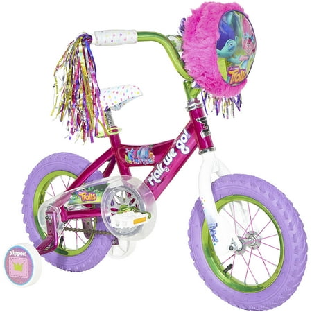 Dynacraft Trolls 12-Inch Girls BMX Bike For Age 3-5 Years