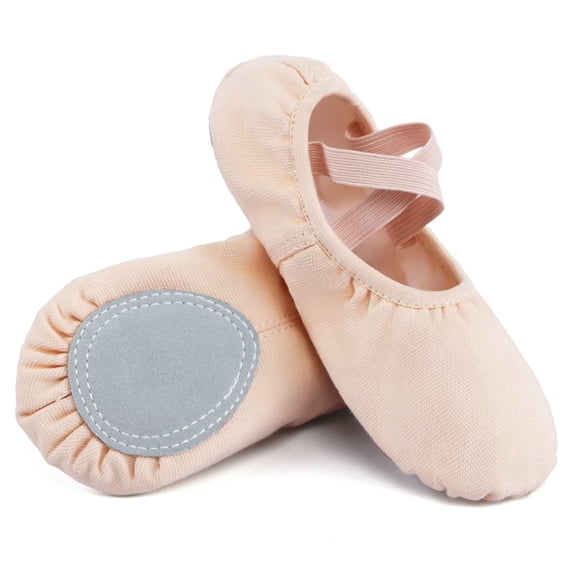 Dynadans Girls' Canvas Ballet Shoes Women's Ballet Slippers for Toddler/Little Kid/Big Kid