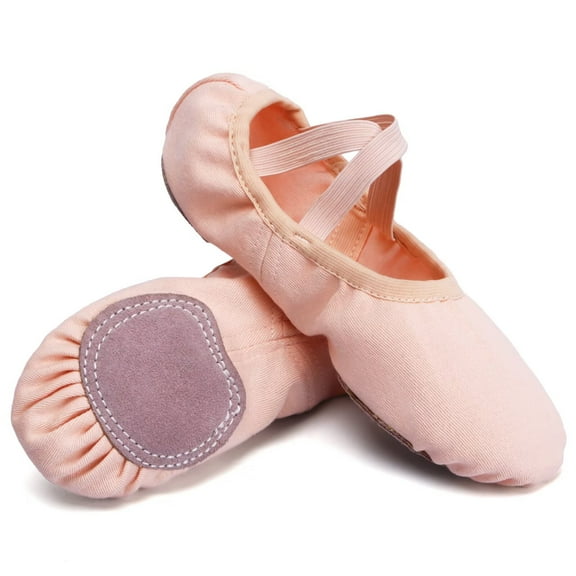 Dynadans Women's Ballet Shoes High Stretch Canvas Ballet Slippers for Girls