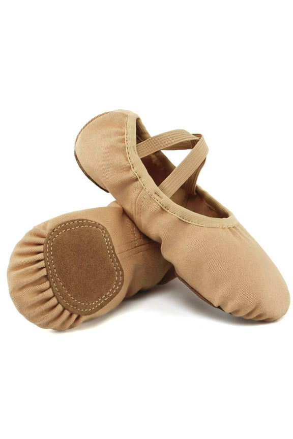 Women's Ballet Shoes High Stretch Canvas Ballet Slippers for Girls