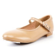 Dynadans Child Easy Slide Adjustable Buckle Tap Shoe for Girls and Boys Maryjane Dance Flat