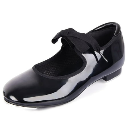 Dynadans Girl's Tap Shoes Lace Up Dance Shoes