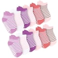 thumbnail image 1 of Dynadans Girls' Boys' Non-Slip Socks with Grip 12 Pairs Cotton Ankle Socks for Infant/Toddler/Kids, 1 of 5