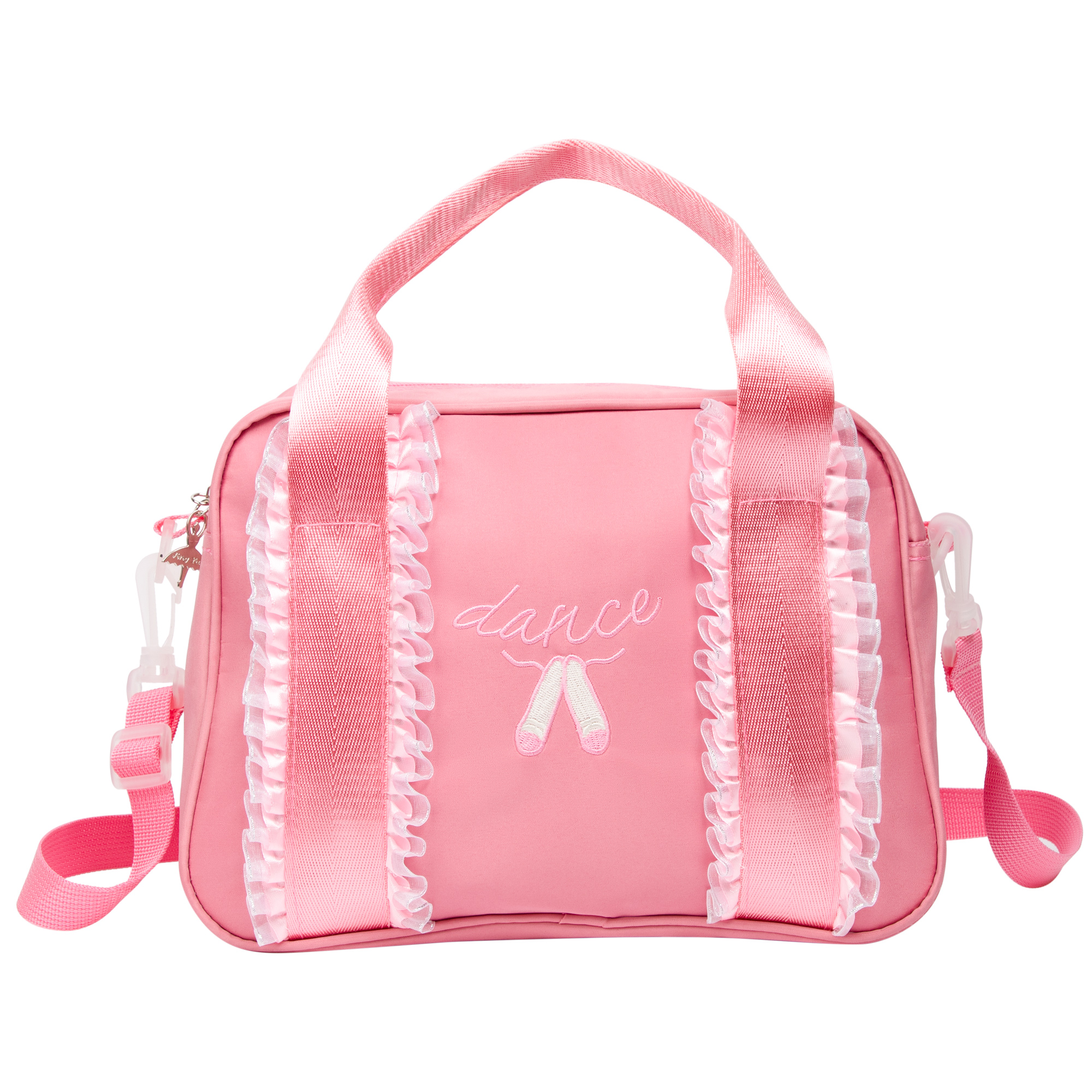 Dynadans Girls Dance Bag Sports Duffel Bag for Dance Class Accessories, 11.8*8.6 inch