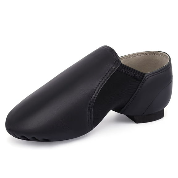 PU Leather Upper Slip-on Girl's Boy's Jazz Shoes Dance Shoes for Toddler/ Little Kid