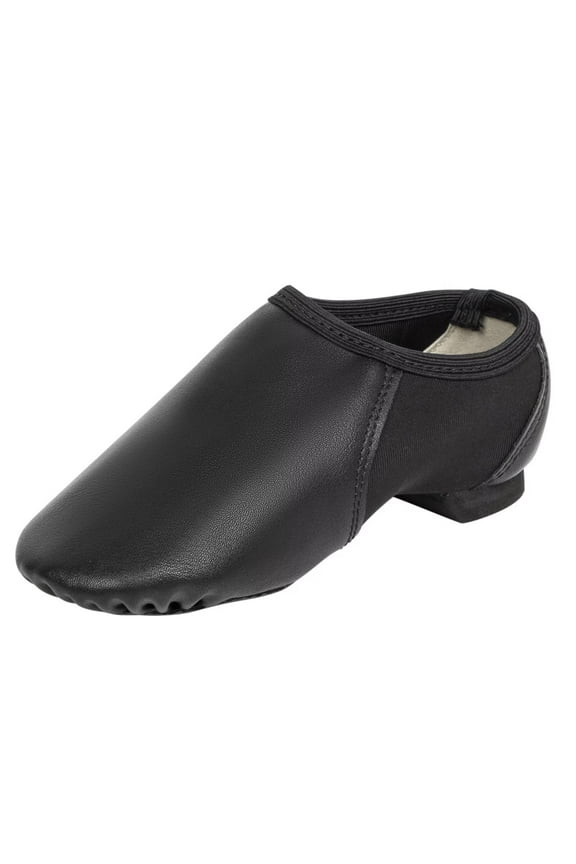 PU Leather Upper Slip-on Jazz Shoes for Toddler/Little Kid/Big Kid