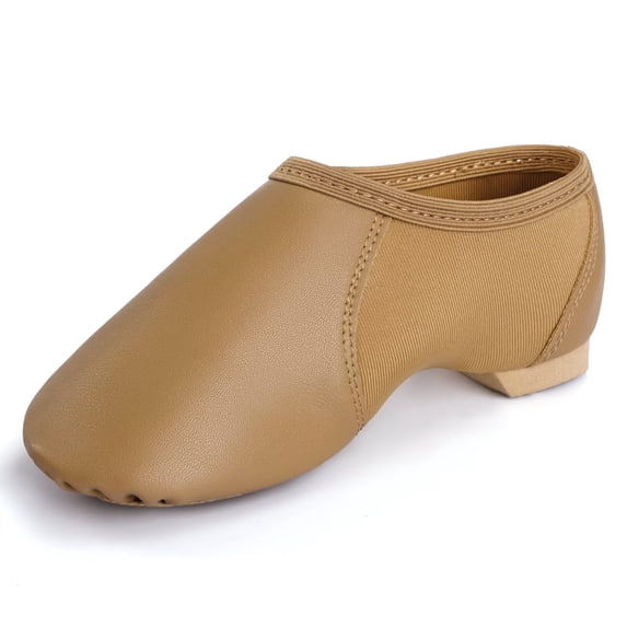 Dynadans PU Leather Upper Slip-on Jazz Shoes for Toddler/Little Kid/Big Kid