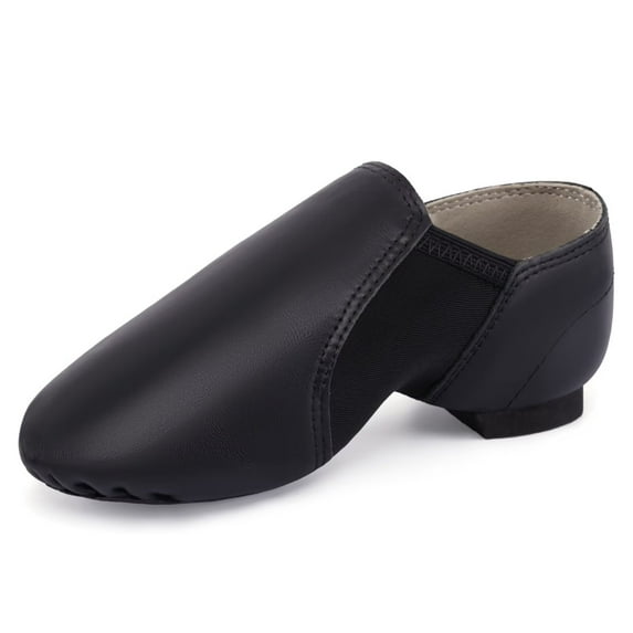 PU Leather Upper Slip-on Girl's Boy's Jazz Shoes Dance Shoes for Toddler/ Little Kid