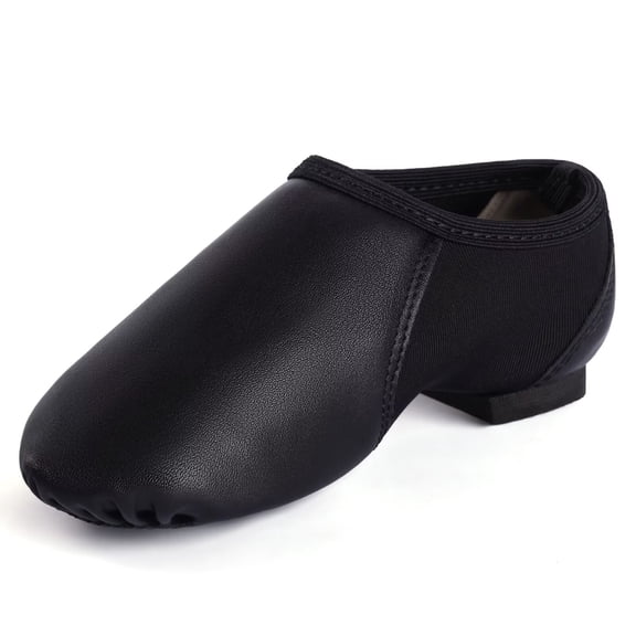 Dynadans PU Leather Upper Slip-on Jazz Shoes for Toddler/Little Kid/Big Kid