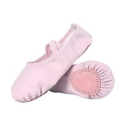 Dynadans Soft Leather Ballet Shoes with X Straps for Toddler/Little Kid/Big Kid/Adult
