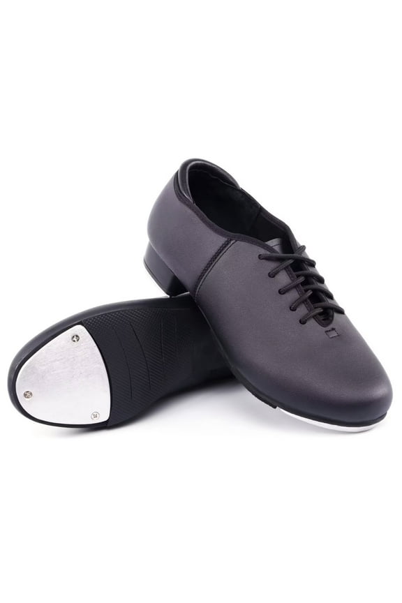Unisex Lace up Tap Dance Shoes for Toddler/Little Kid