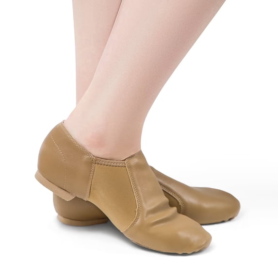 Girl's PU Leather Upper Slip-on Jazz Shoes Dance Shoes for Woman Man