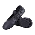 thumbnail image 1 of Dynadans Girls' Women's Leather Ballet Shoes with Elastic Straps for Toddler/Little Kid/Big Kid/Adult Size 8.5 Toddler (5.7 inch), 1 of 8