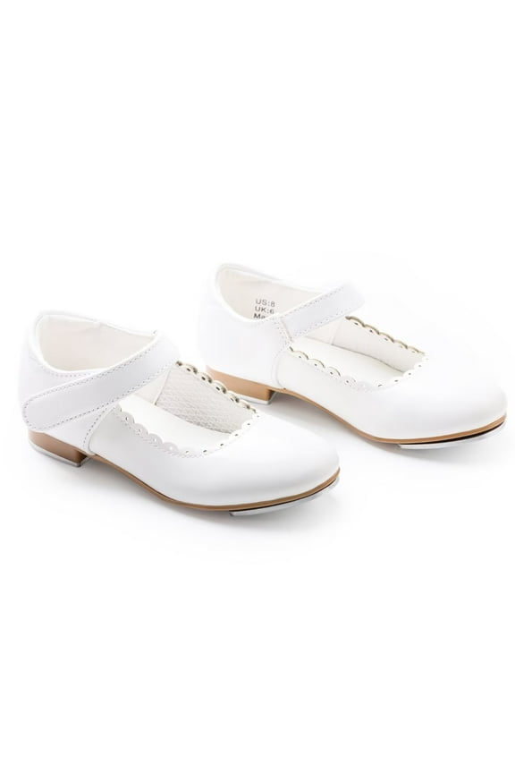 Upgraded Easy Strap Tap Shoe for Girls Maryjane Dance Flat