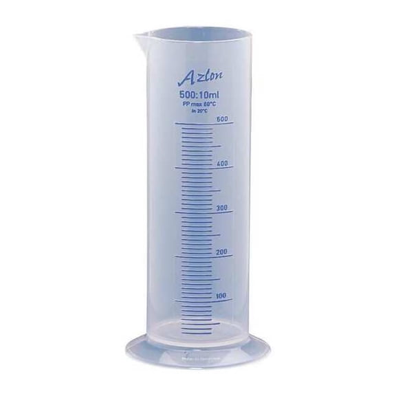 Dynalon Graduated Cylinder, 500mL, Polypropylene 537835-0500