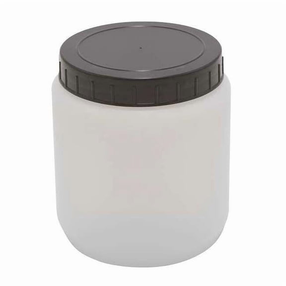 Dynalon HDPE CYLNDRCL JAR W/CAP 2000ML,PK10 226415-2000