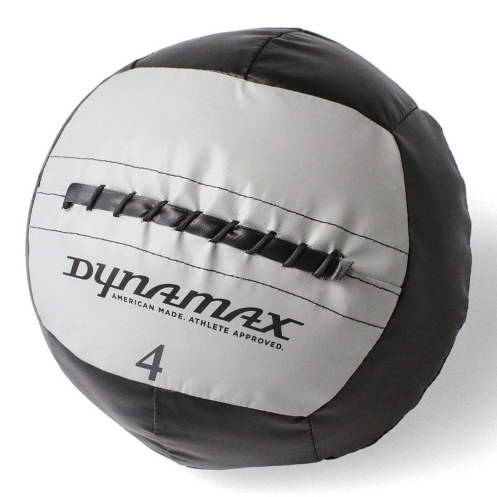 Power Systems Dynamax 14" Medicine Ball (4 lb), Soft-Shell Weighted Medicine Ball for Full Body Training
