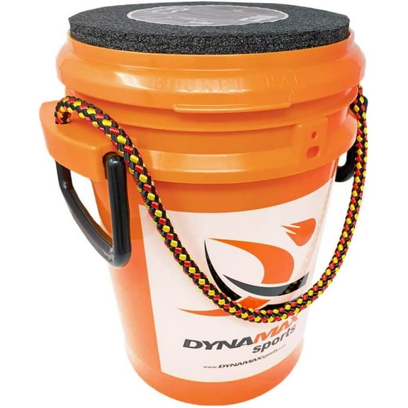 Dynamax Sports 5 Gallon Ball Bucket with Padded Seat Lid
