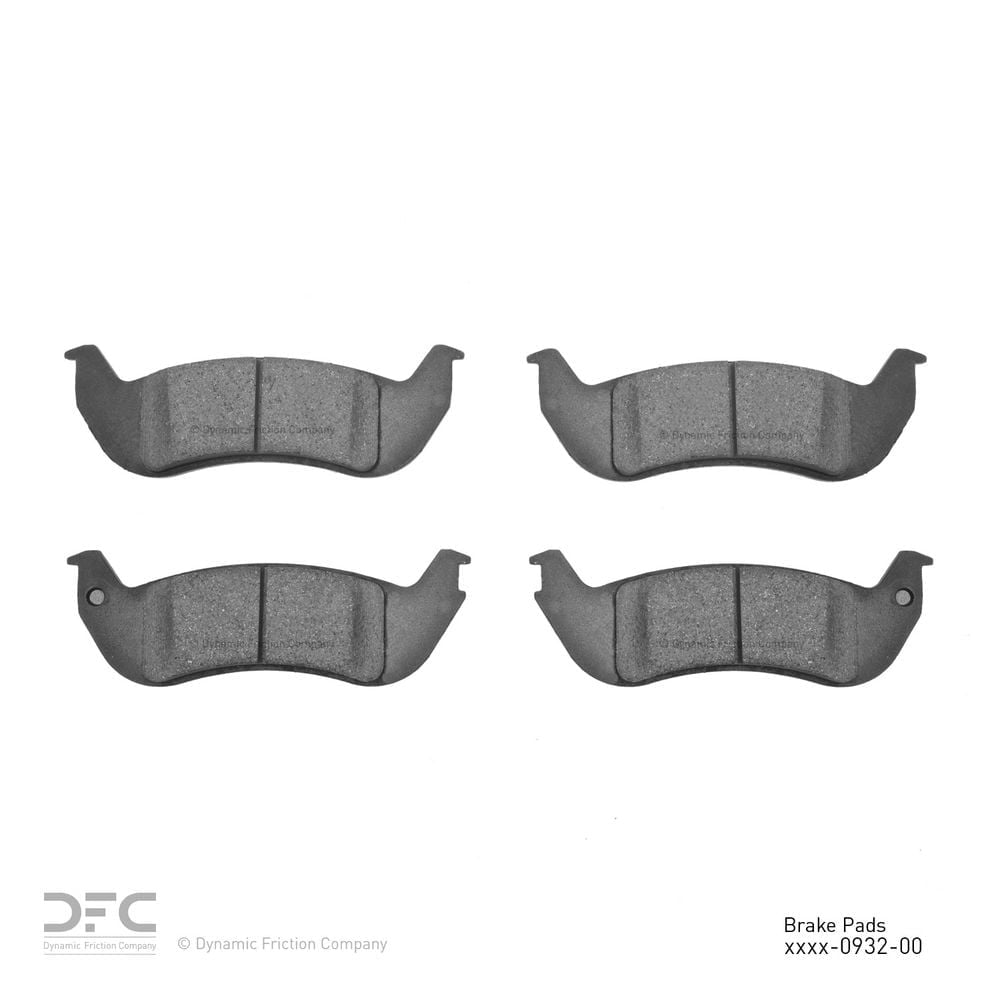 Dynamic 1214-0932-00 DFC Heavy Duty Pads - Semi Metallic Fits select: 2010-2011 FORD RANGER, 2003-2011 MERCURY GRAND MARQUIS
