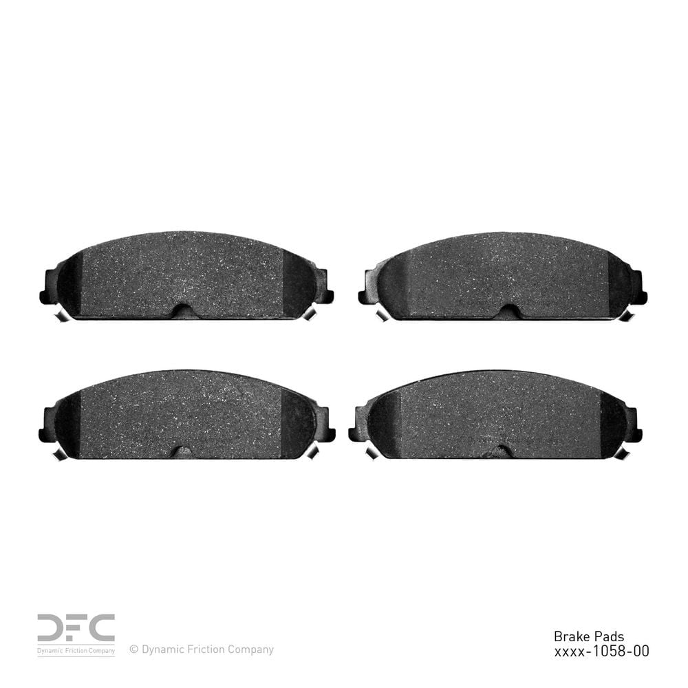 Dynamic 1214-1058-00 DFC Heavy Duty Pads - Semi Metallic Fits select: 2013-2014 CHRYSLER 200, 2016-2018 CHRYSLER 300