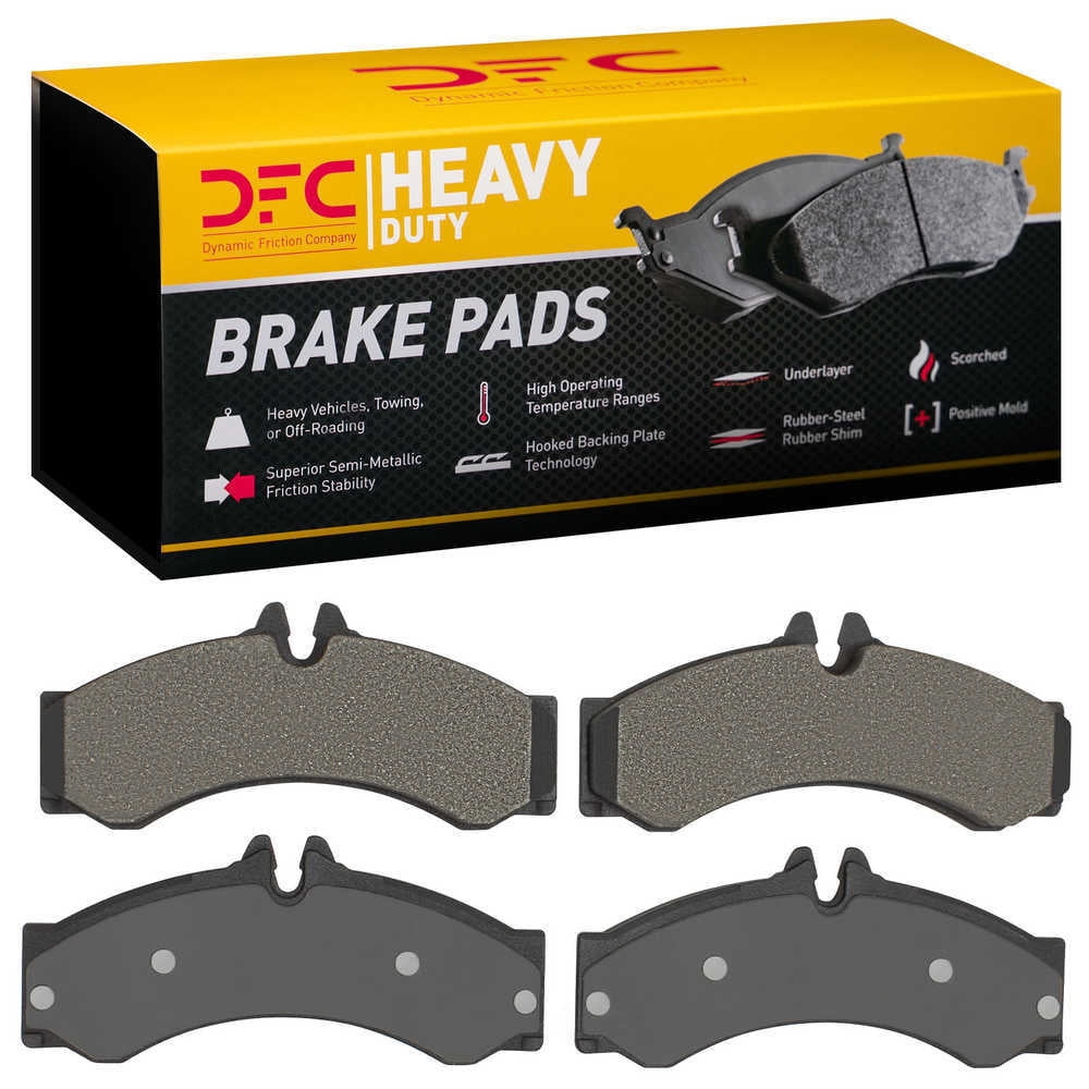 Dynamic 1214-1136-00 DFC Heavy Duty Pads - Semi Metallic Fits select: 2005-2006 DODGE SPRINTER, 2003-2005 SPRINTER 2500 SPRINTER