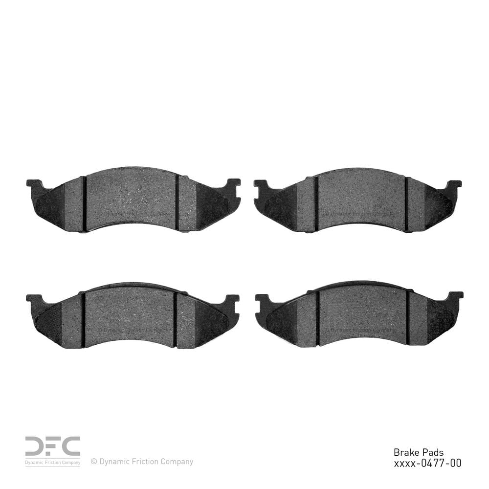 Dynamic 1551-0477-00 DFC 5000 Advanced Brake Pads - Semi Metallic Fits select: 1997-1998 JEEP WRANGLER / TJ, 1990-1995 JEEP WRANGLER / YJ