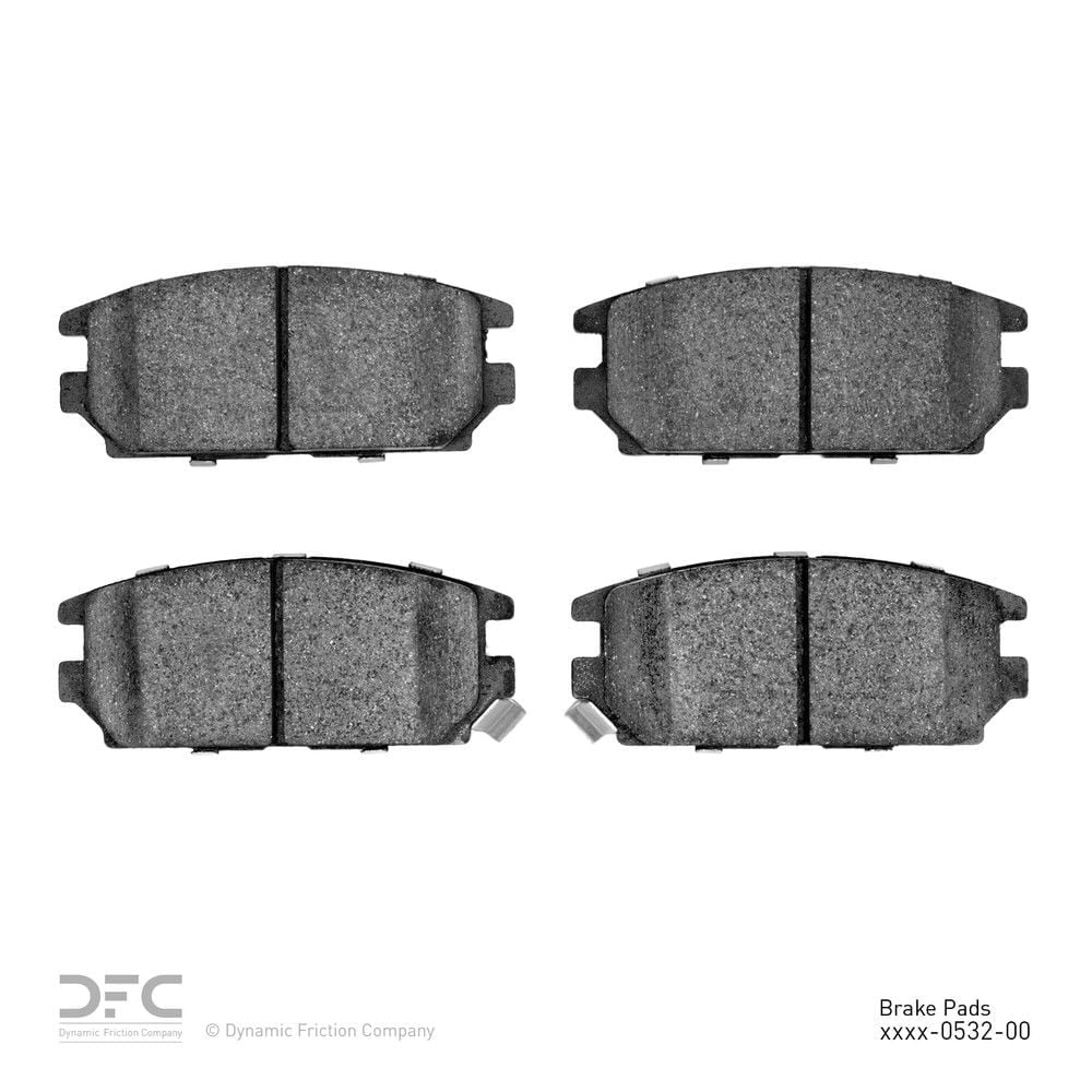 Dynamic 1551-0532-00 DFC 5000 Advanced Brake Pads - Ceramic Fits select: 2006-2012 MITSUBISHI ECLIPSE, 1991-1994 DODGE STEALTH