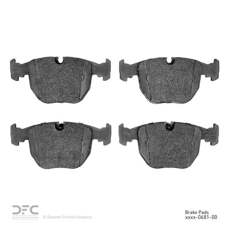 Dynamic 1551-0681-00 DFC 5000 Advanced Brake Pads - Low Metallic Fits select: 2002-2006 BMW X5 3.0I, 2000-2001 BMW X5