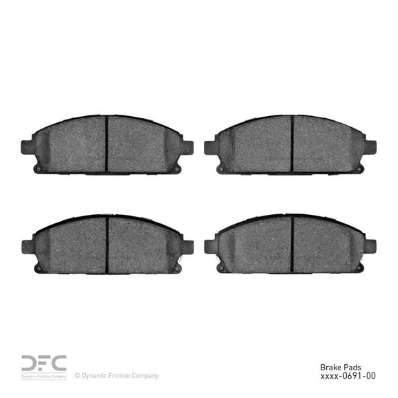 Dynamic 1551-0691-00 DFC 5000 Advanced Brake Pads - Ceramic Fits select: 2003-2006 ACURA MDX, 1996-2004 NISSAN PATHFINDER