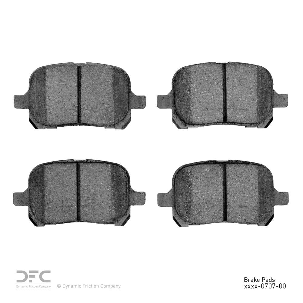 Dynamic 1551-0707-00 DFC 5000 Advanced Brake Pads - Ceramic Fits select: 1998-2004 TOYOTA AVALON, 1999-2001 LEXUS RX