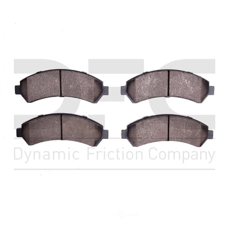 Dynamic 1551-0726-00 DFC 5000 Advanced Brake Pads - Ceramic Fits select: 1998-2004 CHEVROLET S TRUCK, 1997-2001 CHEVROLET BLAZER