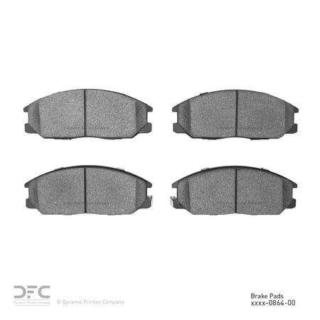 Dynamic 1551-0864-00 DFC 5000 Advanced Brake Pads - Ceramic Fits select: 2001-2006 HYUNDAI SANTA FE, 2003-2009 KIA SORENTO