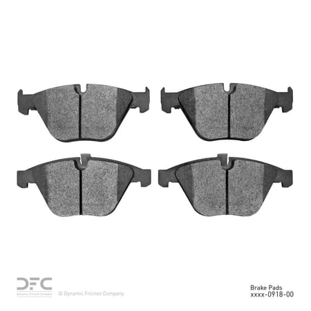 Dynamic 1551-0918-00 DFC 5000 Advanced Brake Pads - Low Metallic