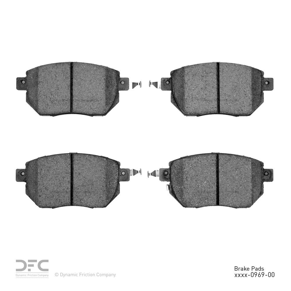 Dynamic 1551-0969-00 DFC 5000 Advanced Brake Pads - Ceramic Fits select: 2003-2007,2009-2010 NISSAN MURANO