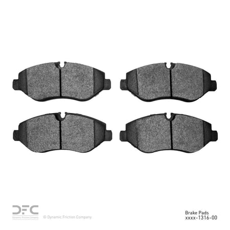 Dynamic 1551-1316-00 DFC 5000 Advanced Brake Pads - Semi Metallic