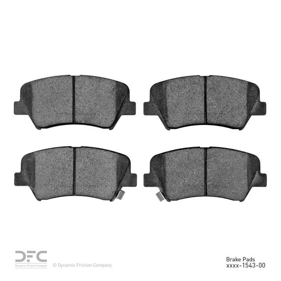 Dynamic 1551-1543-00 DFC 5000 Advanced Brake Pads - Ceramic Fits select: 2013-2016 HYUNDAI ELANTRA, 2016 KIA FORTE LX