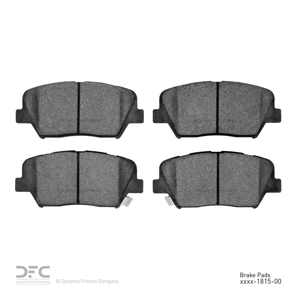 Dynamic 1551-1815-00 DFC 5000 Advanced Brake Pads - Ceramic Fits select: 2011-2020 KIA SORENTO, 2013-2018 HYUNDAI SANTA FE SPORT