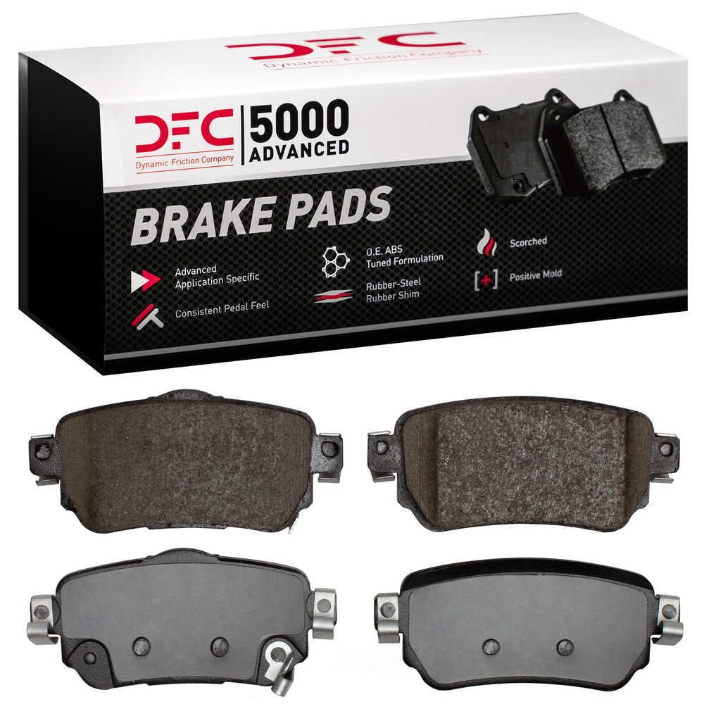 Dynamic Friction Company 1551-1965-00 DFC 5000 Advanced Brake Pads - Ceramic - OE Equivalent