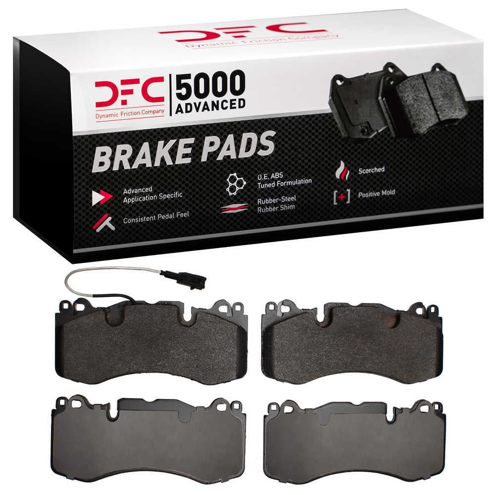 Dynamic Friction Company 1551-1990-00 DFC 5000 Advanced Brake Pads - Low Metallic - OE Equivalent