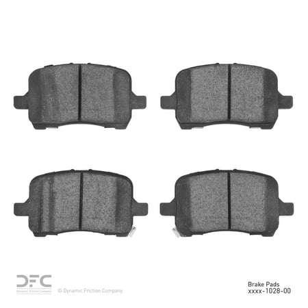 Dynamic 1552-1028-00 DFC 5000 Advanced Brake Pads - Ceramic Fits select: 2009-2012 CHEVROLET MALIBU, 2005-2010 PONTIAC G6