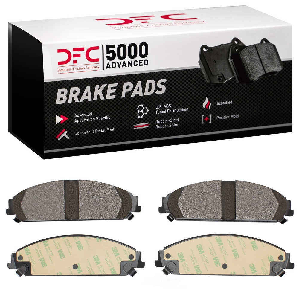 Dynamic 1552-1058-00 DFC 5000 Advanced Brake Pads - Semi Metallic Fits select: 2006 CHRYSLER 300C TOURING, 2010 DODGE CHARGER SXT
