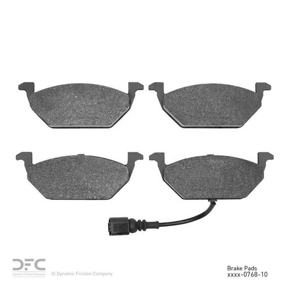 Dynamic 1600-0768-10 DFC 5000 Euro Ceramic Brake Pads Fits select: 1999-2005 VOLKSWAGEN JETTA, 1999-2005 VOLKSWAGEN NEW BEETLE