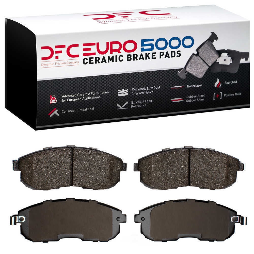 Dynamic 1600-0815-00 DFC 5000 Euro Ceramic Brake Pads Fits select: 2007-2013 NISSAN ALTIMA, 2011-2013 NISSAN JUKE