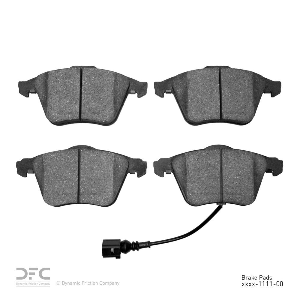 Dynamic 1600-1111-00 DFC 5000 Euro Ceramic Brake Pads Fits select: 2008-2009 AUDI TT, 2012 VOLKSWAGEN GOLF