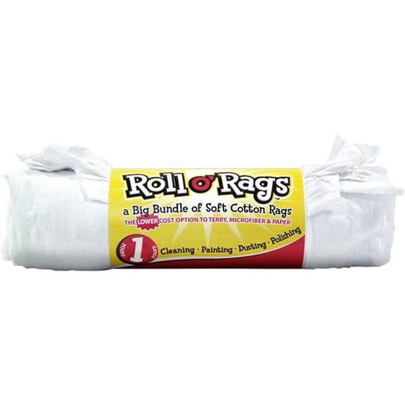 Dynamic 269231 1 lbs White Roll O Rags - Pack of 18