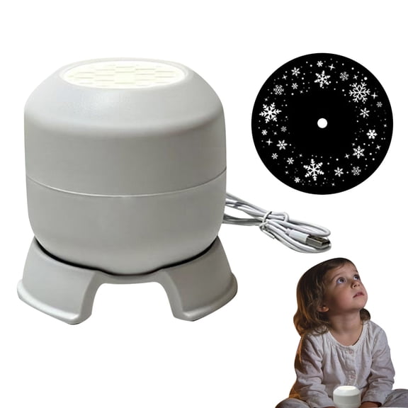 Dynamic 360° Rotating LED Projector Multi Angle Ocean Wave Night Light for Meditation Yoga Bedroom Relaxation Gift