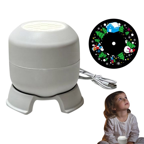 Dynamic 360° Rotating LED Projector Multi Angle Ocean Wave Night Light for Meditation Yoga Bedroom Relaxation Gift