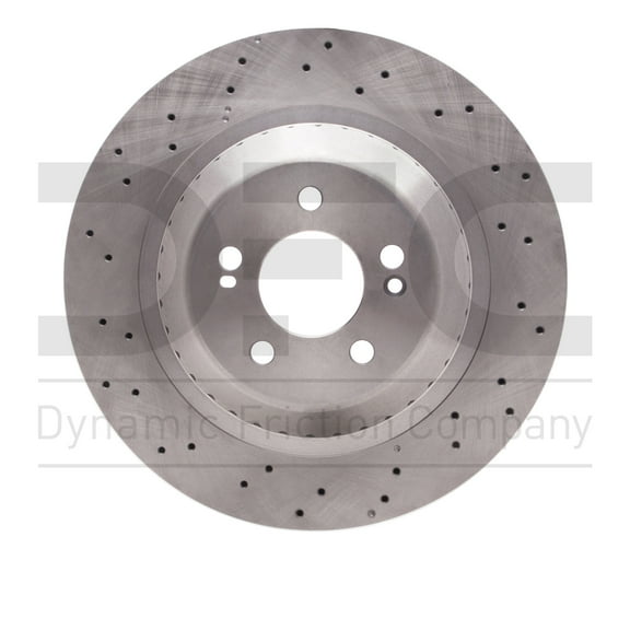 Dynamic 620-63113 DFC Brake Rotor - Drilled Fits select: 2014-2021 MERCEDES-BENZ S