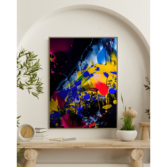 Dynamic Abstractions - Abstract Expressionism Canvas Wall Art